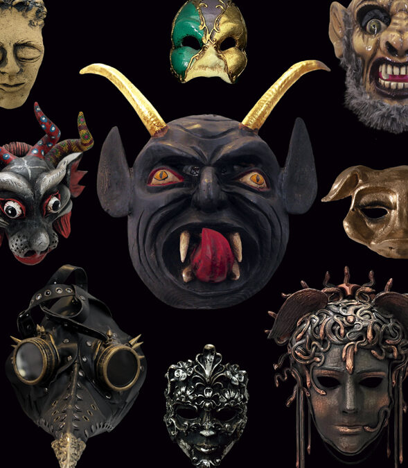 De antifaces, mascarones y bustos